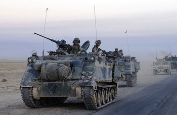 US M113 in Samarra Iraq