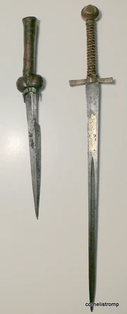 Два немецких средневековых . Очевидно, подобными обладали и члены команды Баудолино.