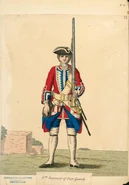 Гвардеец, 1742 г.