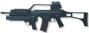 HK G36 с подствольным гранатомётом.