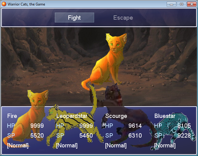 Warrior Cats Adventure Game