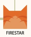 Firestar's icon on the Warriors family tree