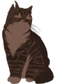 Tigerstar's silhouette on the Warriors website