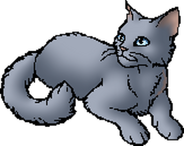 21421 - safe, artist:biohazardia, bluestar (warrior cats), firestar (warrior  cats), lionheart (warrior cats), cat, feline, mammal, feral, warrior cats,  beanbrows, blue eyes, blue fur, cheek fluff, chest fluff, collar, ear  fluff, female