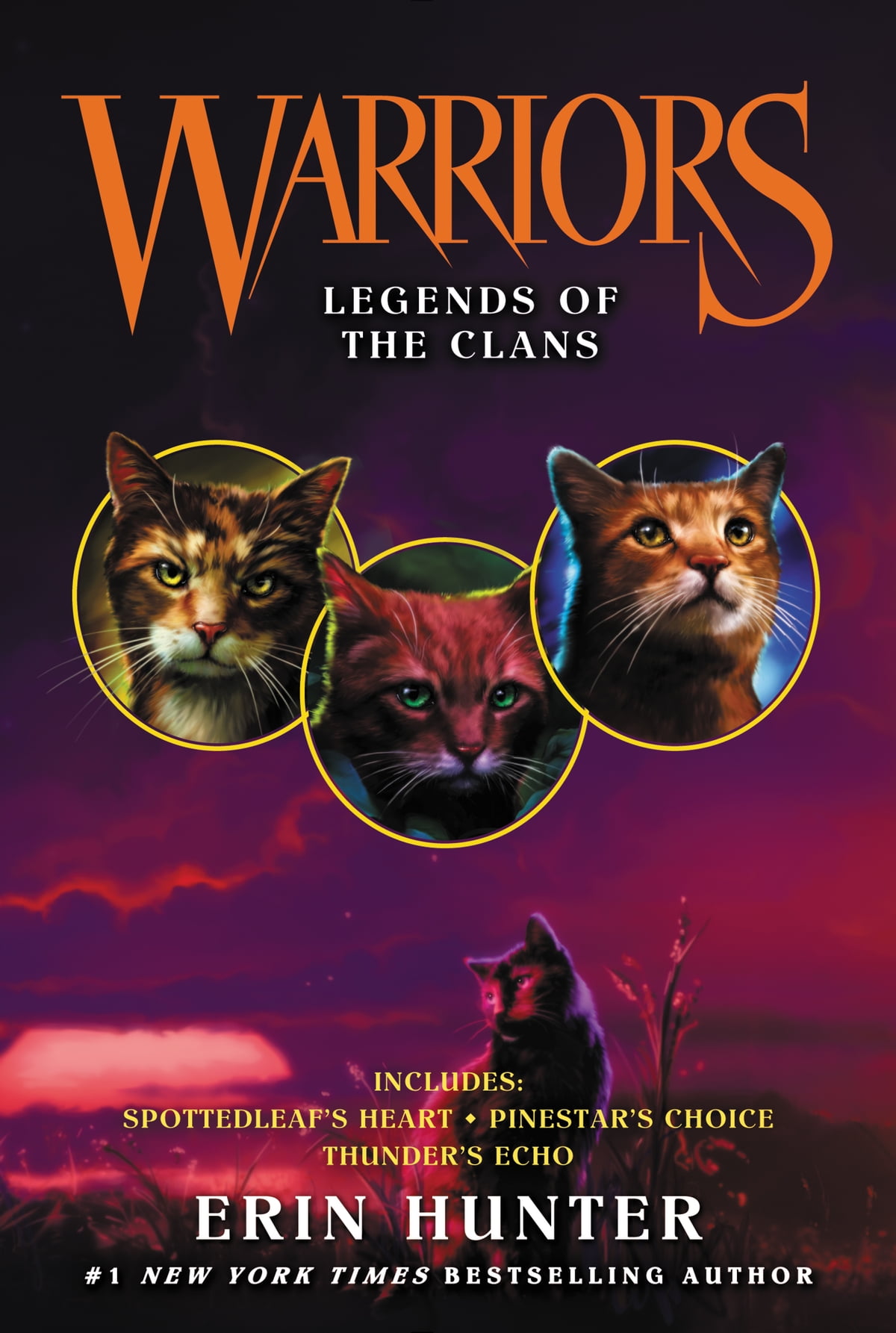 Erin Hunter Warriors Book Lot Original Series Set 7 Books of Warriors Cats  Novel