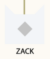 Zack's icon on the Warriors family tree
