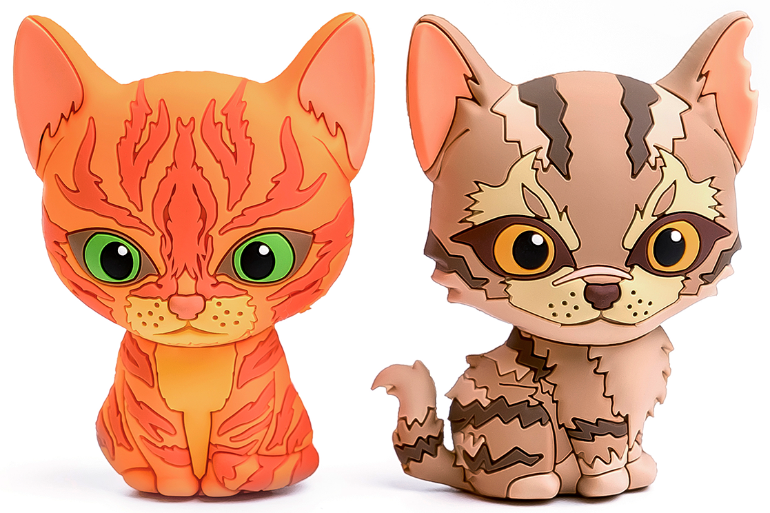 Warrior Cats Bundle of 3 Mini Collector Figures series 1 