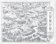 Mappa della foresta nelle edizioni ristampate