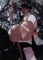 Солдат гарнізону із шкіряним щитом.