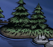 The island in Graystripe's Adventure