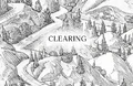 The mossy clearing in the reprinted map artwork