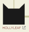 Hollyleaf's icon on the Warriors family tree