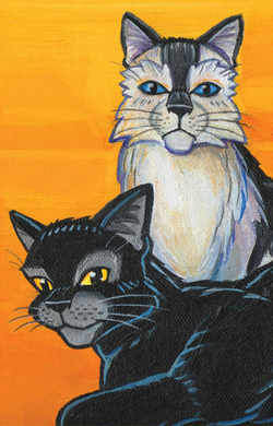 Ravenpaw (Warrior cats) - Drawception