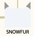 Snowfur's icon on the Warriors family tree