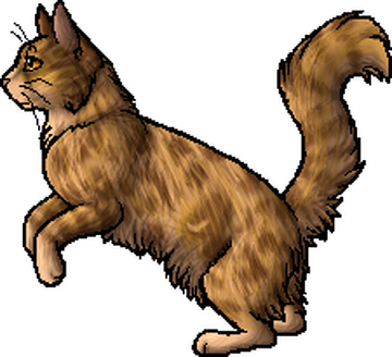 21329 - safe, artist:chatterfox, firestar (warrior cats), spottedleaf (warrior  cats), cat, feline, mammal, feral, warrior cats, bush, cloud, female,  flower, grass, holding, lavender, male, male/female, mouth hold, shipping,  sky, spottedfire (warrior cats)