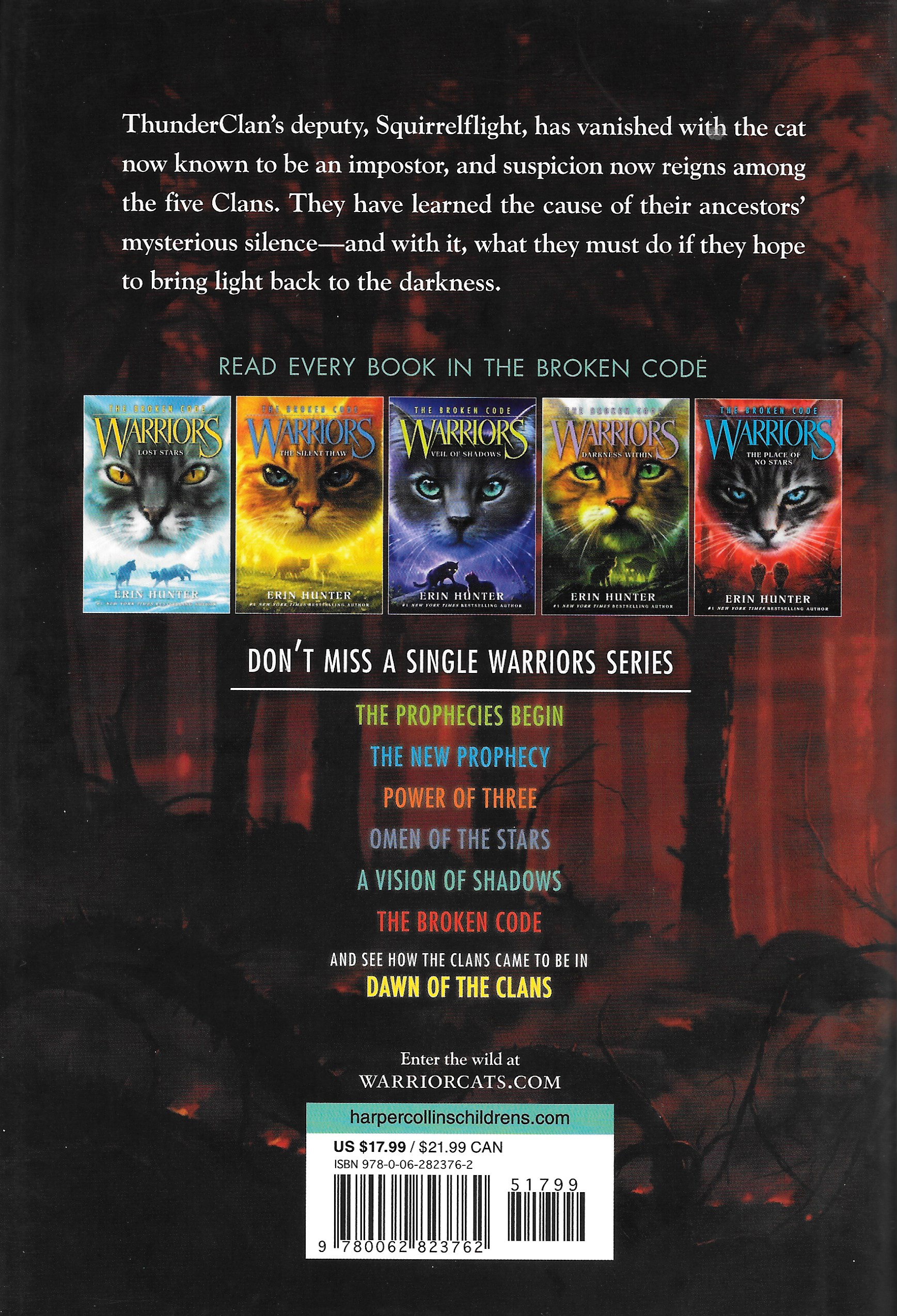 Warriors: The Broken Code: Warriors: The Broken Code Box Set: Volumes 1 to  6 (Paperback) 