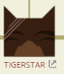 Tigerstar's icon on the Warriors family tree