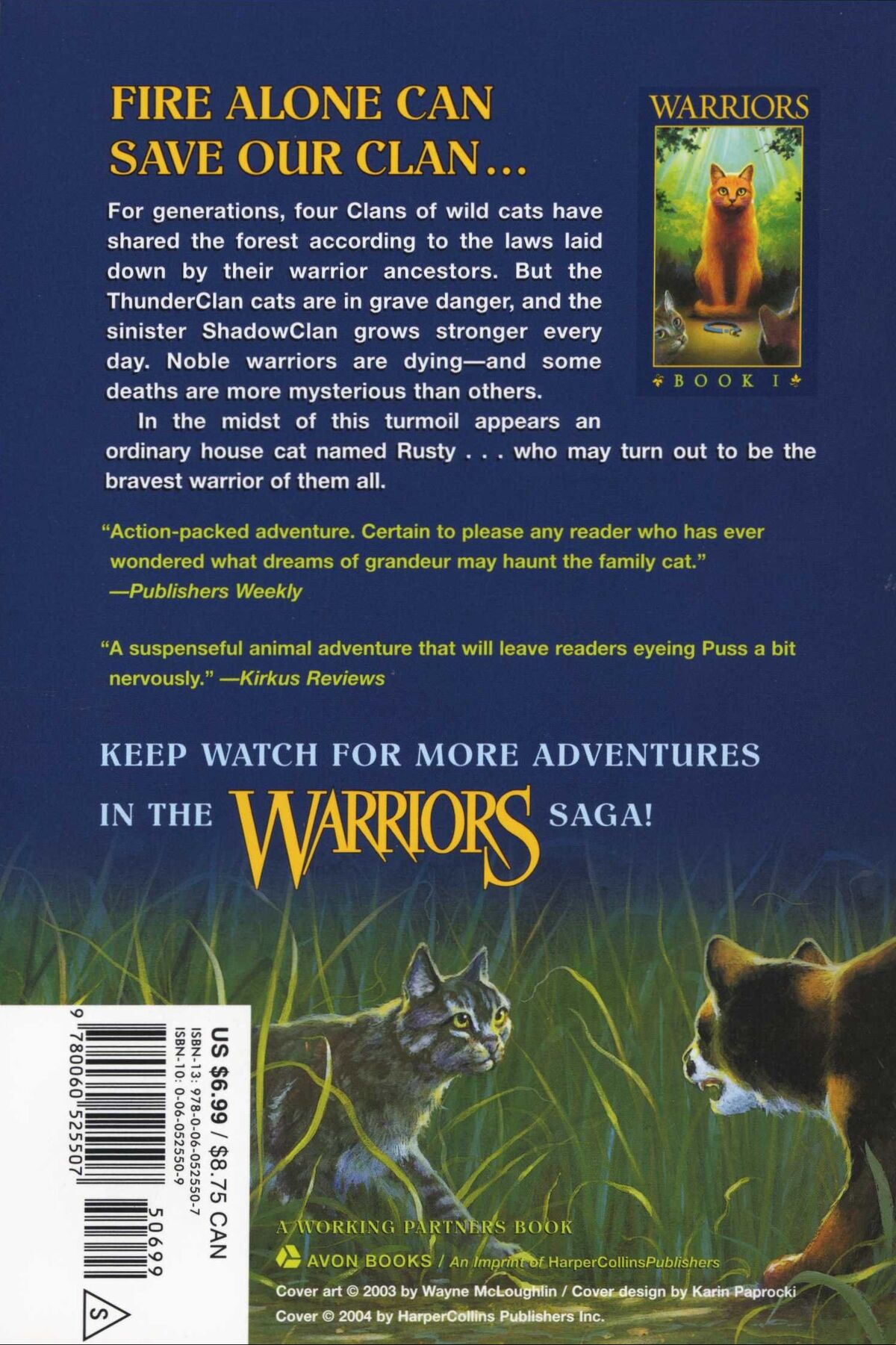 Books for Fans of the Warrior Cats - Fondulac District Library