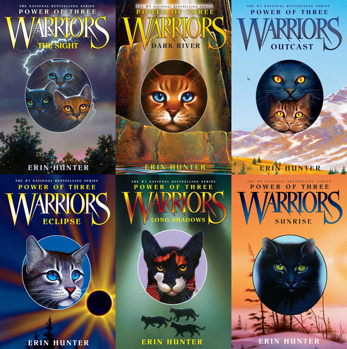 Warriors. Power of Three. Outcast. by Erin Hunter. Hard Cover 