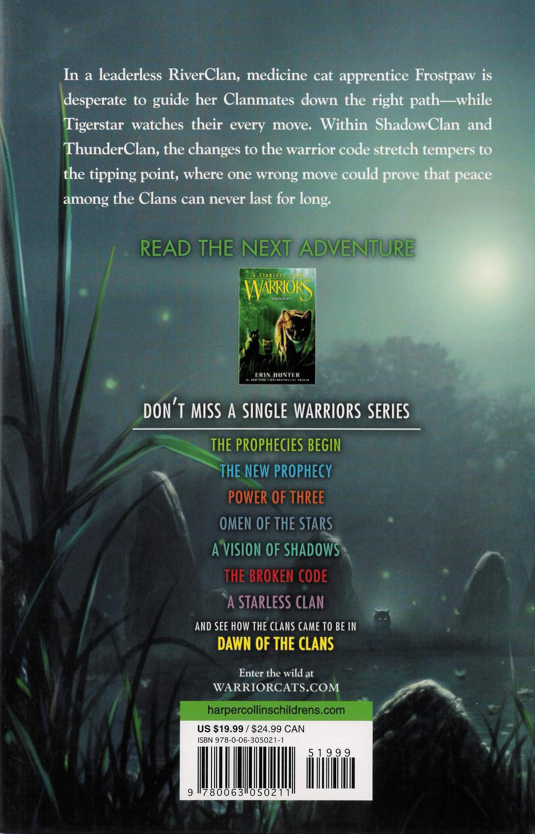 Warriors: A Starless Clan #1: River - By Erin Hunter (paperback