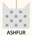 Ashfur's icon on the Warriors family tree