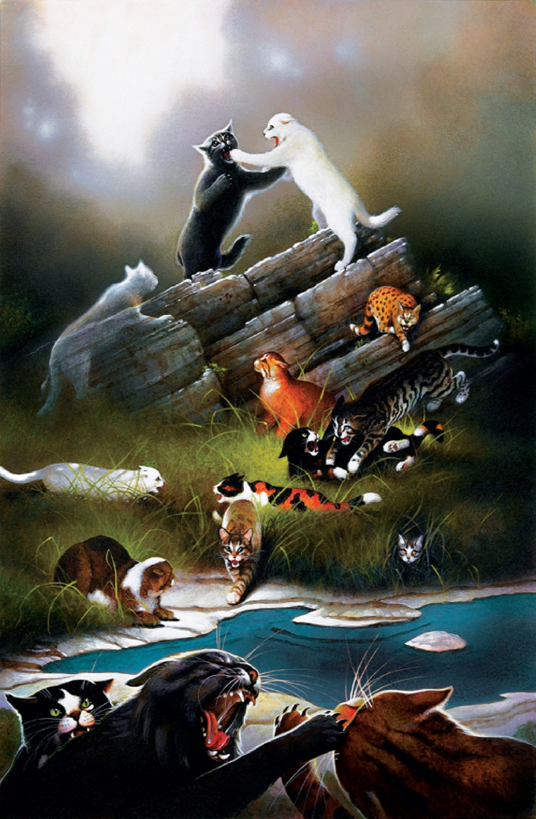 Rosetail, dust Storm, sandstorm, squirrelflight, graystripe, warrior Cats,  leafpool, Jayfeather, erin Hunter, firestar