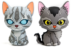 Mudclaw and Ashfur - Mini Collector Figures (Series 3)