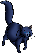 21421 - safe, artist:biohazardia, bluestar (warrior cats), firestar (warrior  cats), lionheart (warrior cats), cat, feline, mammal, feral, warrior cats,  beanbrows, blue eyes, blue fur, cheek fluff, chest fluff, collar, ear  fluff, female