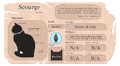 Scourge's Warriors website fact sheet for The Prophecies Begin