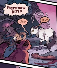 Rosetail defended the nursery from the ShadowClan deputy Blackfoot, though it resulted in her death