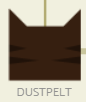 Dustpelt's icon on the Warriors family tree