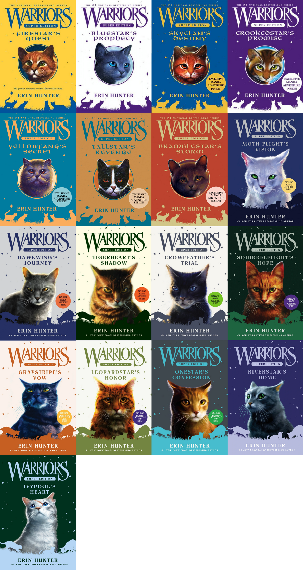 Warriors Series Books (6 Titles)