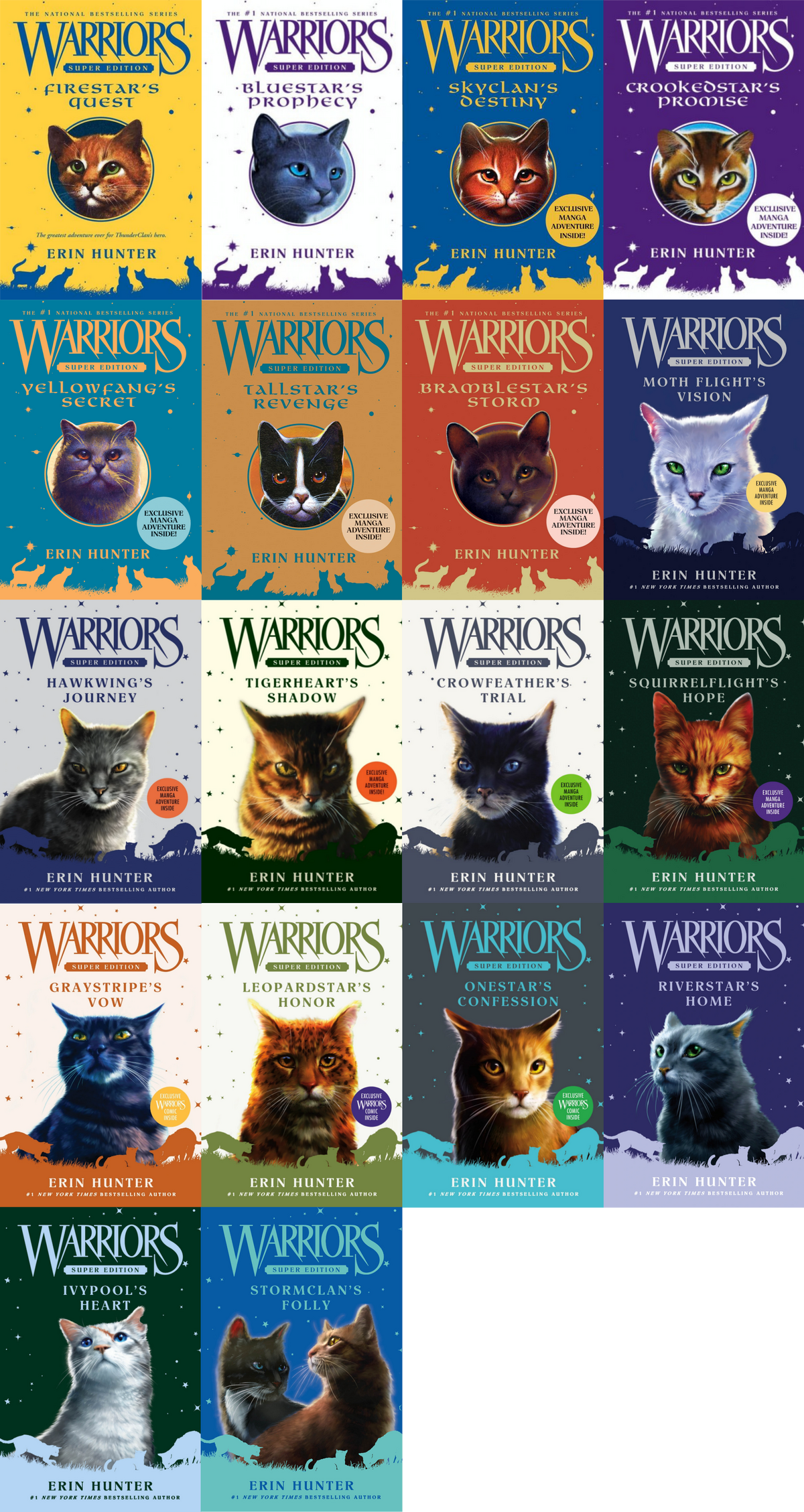 Every Warriors Book : r/WarriorCats