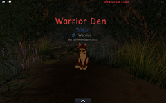 ShadowClan warrior den.screenshot