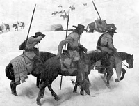 Кавалеристи перетинають одну з Південно-Західних пустель