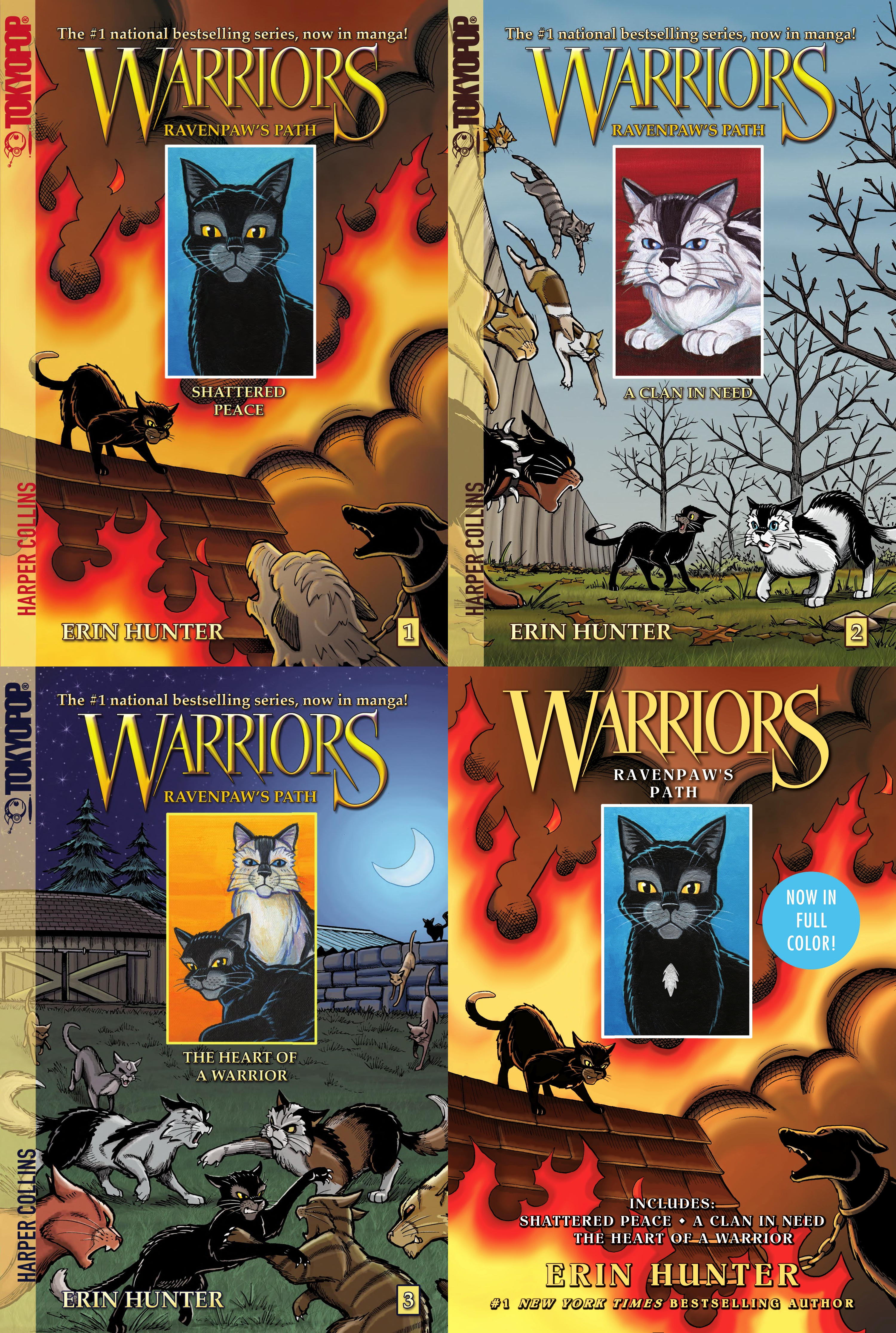 All the Warriors Graphic Novel Books in Order