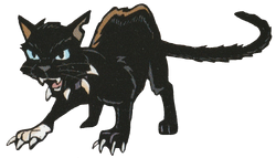 Scourge (by mintycookiezz)  Warrior cats, Warrior cats scourge, Warrior  cats art