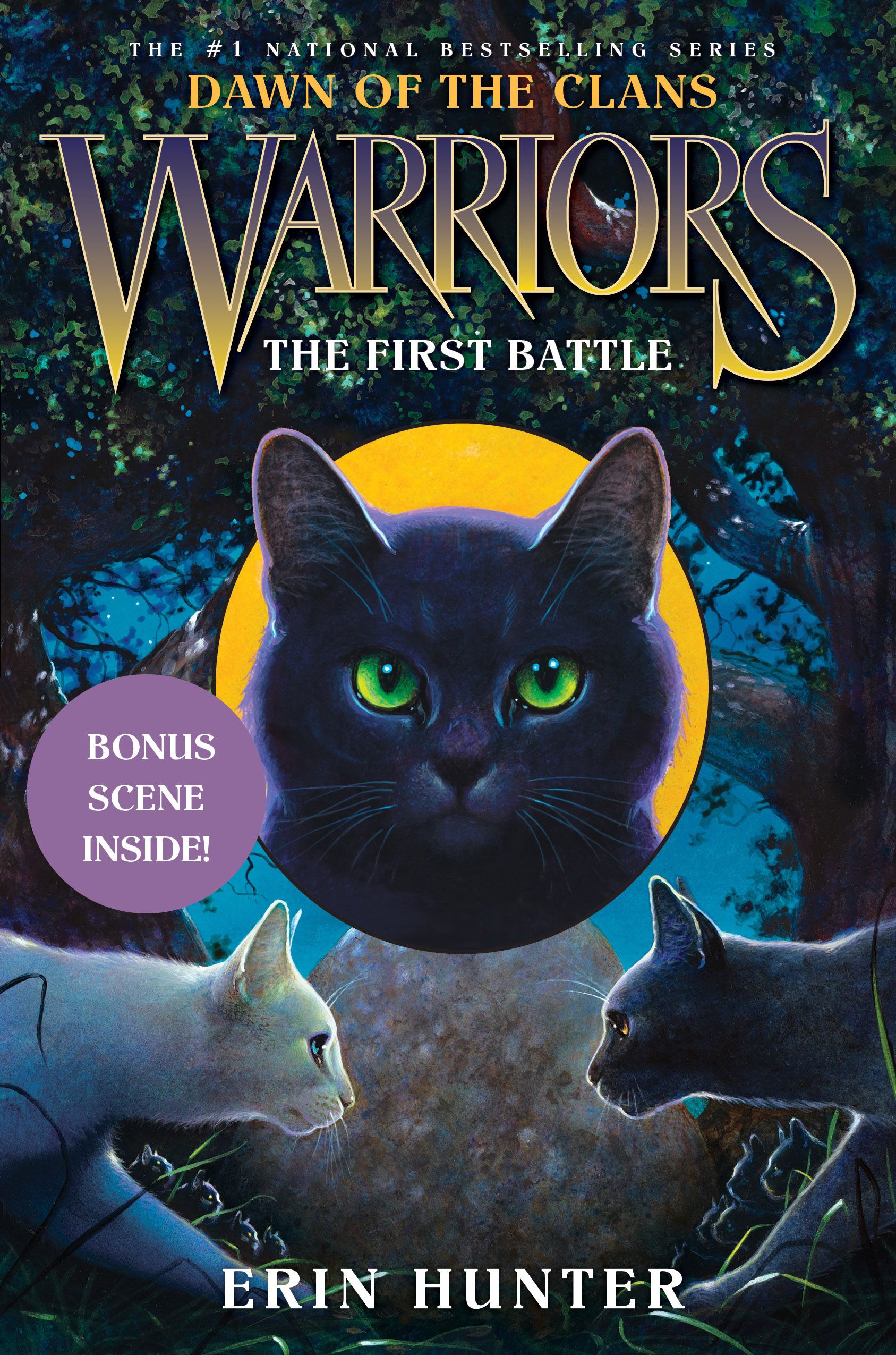 Erin Hunter Warriors Book Lot Original Series Set 7 Books of Warriors Cats  Novel