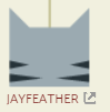 Jayfeather's icon on the Warriors family tree