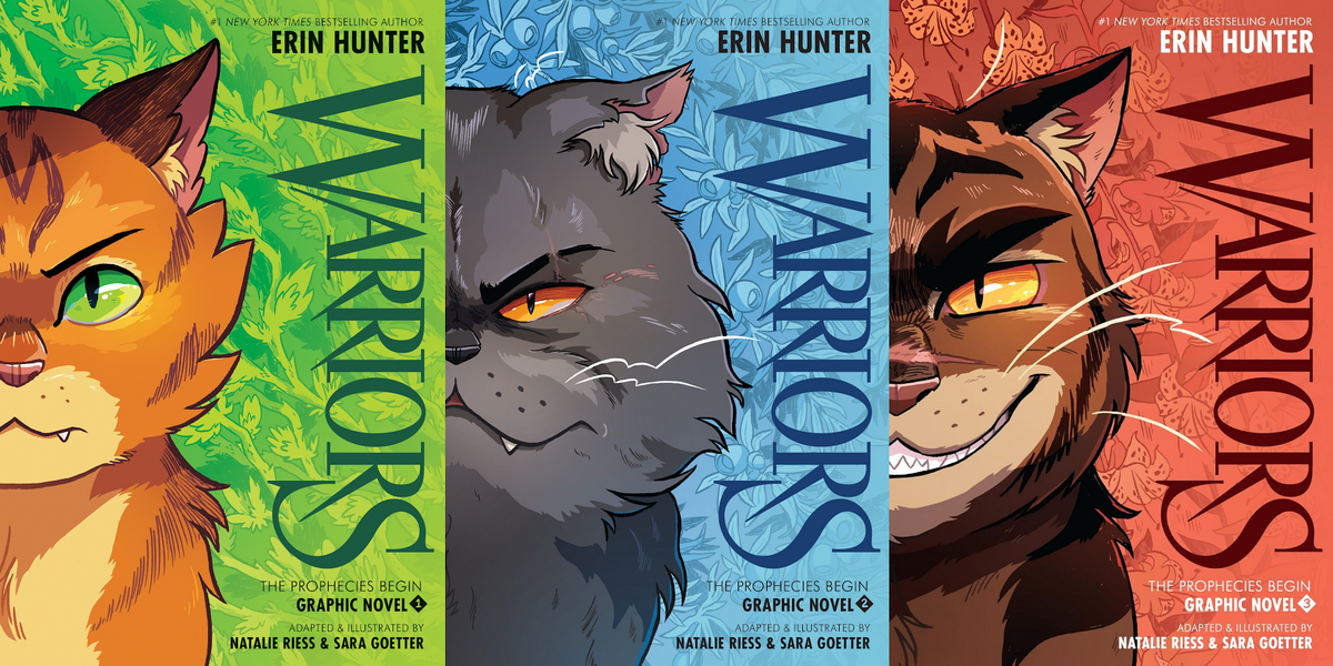 Warrior Cats Collection 6 Books Gift Set Pack (Midnight, Moonrise