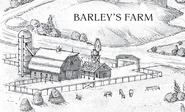 Barley's farm on the reprinted map