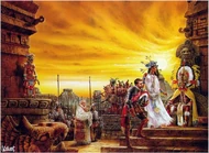 Аудієнція Кортеса в Монтесуми ІІ.