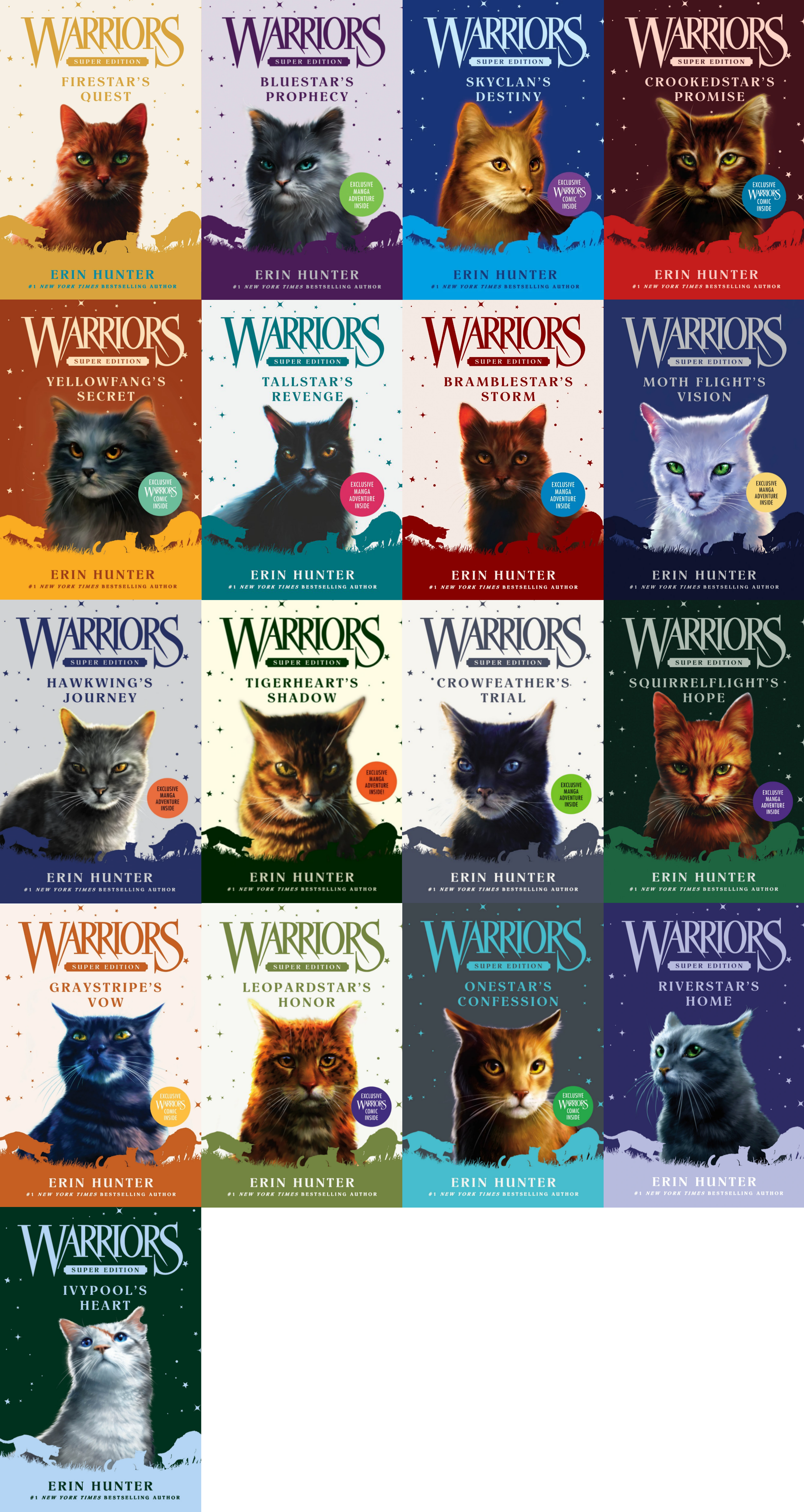 All the Warrior Cats Books in Order