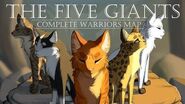 The Five Giants COMPLETE Warrior Cats M.A.P.