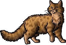 21329 - safe, artist:chatterfox, firestar (warrior cats), spottedleaf (warrior  cats), cat, feline, mammal, feral, warrior cats, bush, cloud, female,  flower, grass, holding, lavender, male, male/female, mouth hold, shipping,  sky, spottedfire (warrior cats)