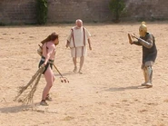 Ретіарій проти скісора.