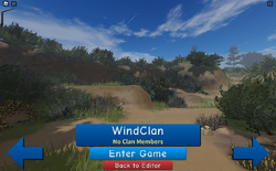 WindClan territory loading screen