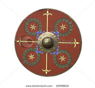 Stock-photo-a-roman-legionary-shield-isolated-on-white-26998816