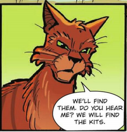 Sharpclaw vowing to find Leafstar's kits.SS
