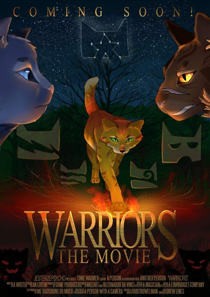 WARRIORS into the wild Movie POSTER  Warrior cats, Warrior cats books, Warrior  cats art